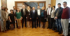 26 February 2020  The MPs with Cuban Ambassador to Serbia H.E. Gustavo Trista del Todo